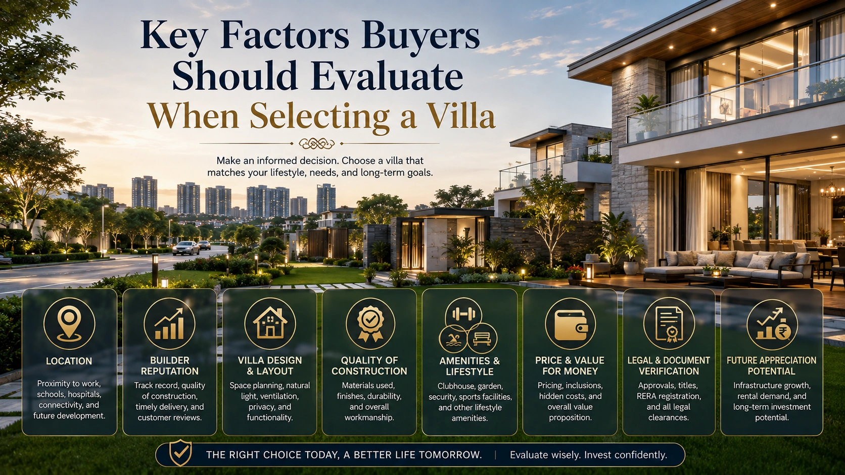 Key Factors Buyers Should Evaluate When Selecting a Villa