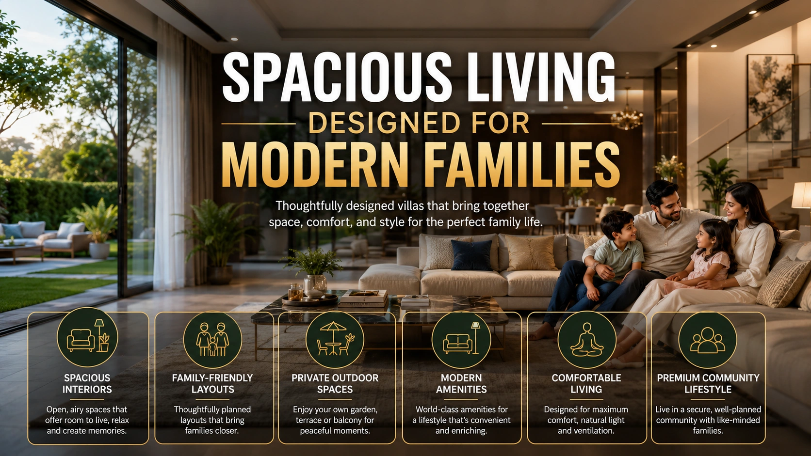 Spacious Living Designed for Modern Families in Luxury Villas at Sattva Amora Hyderabad
